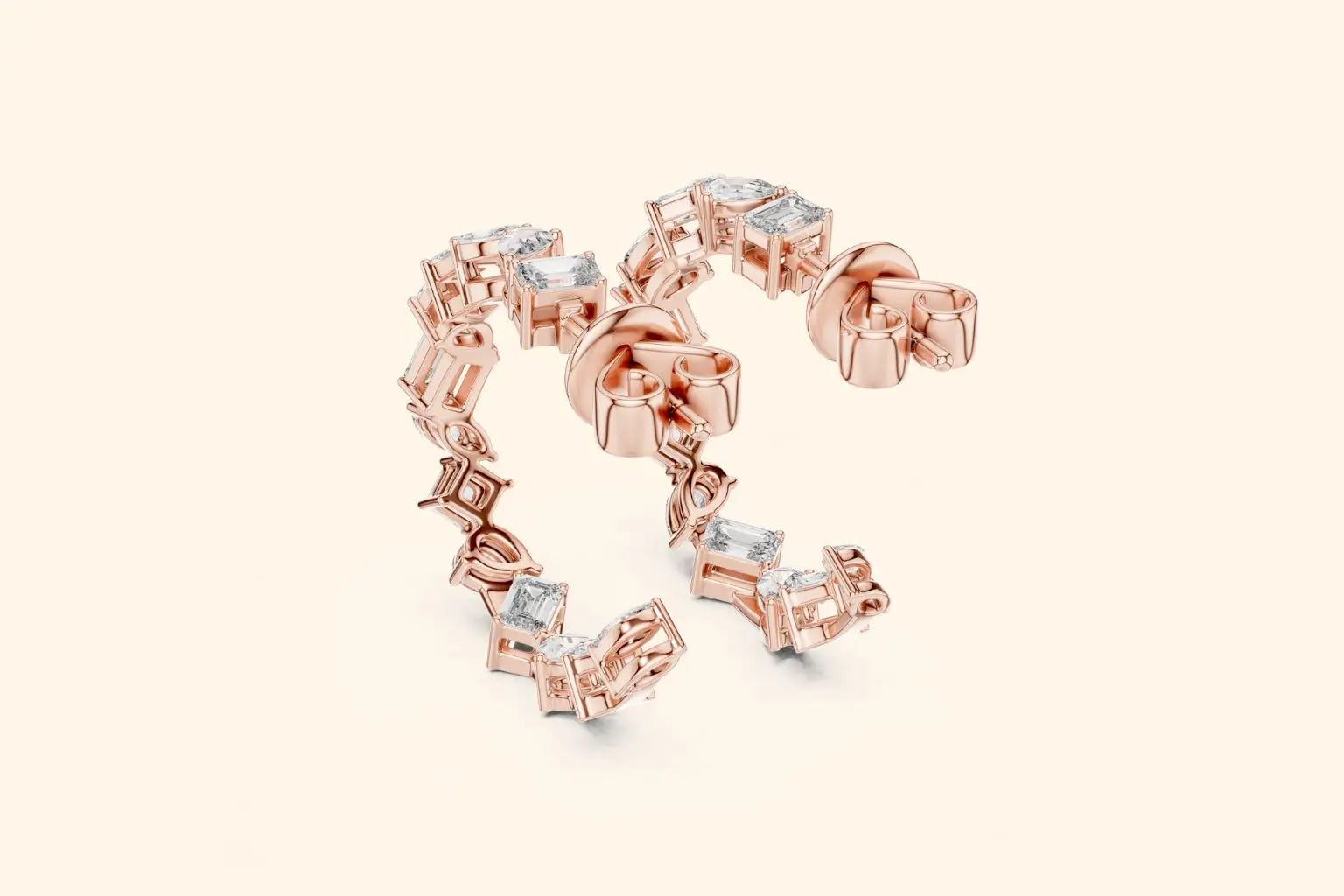 Rose Gold Earring