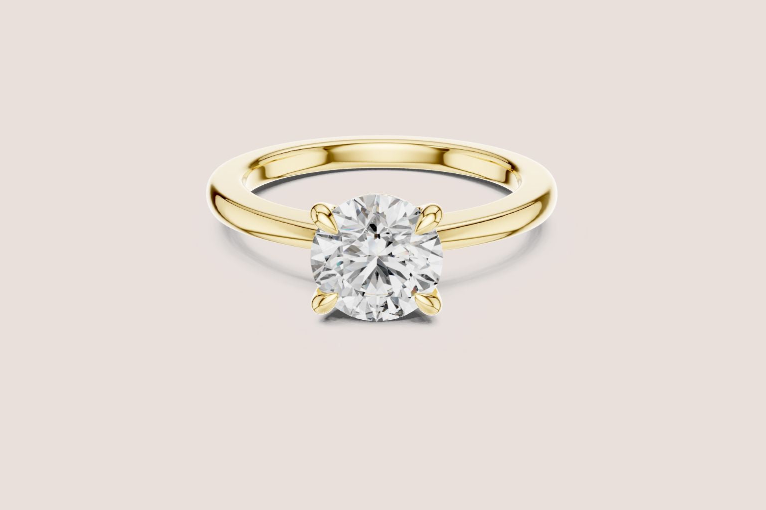 Solitaire Engagement Diamond Ring