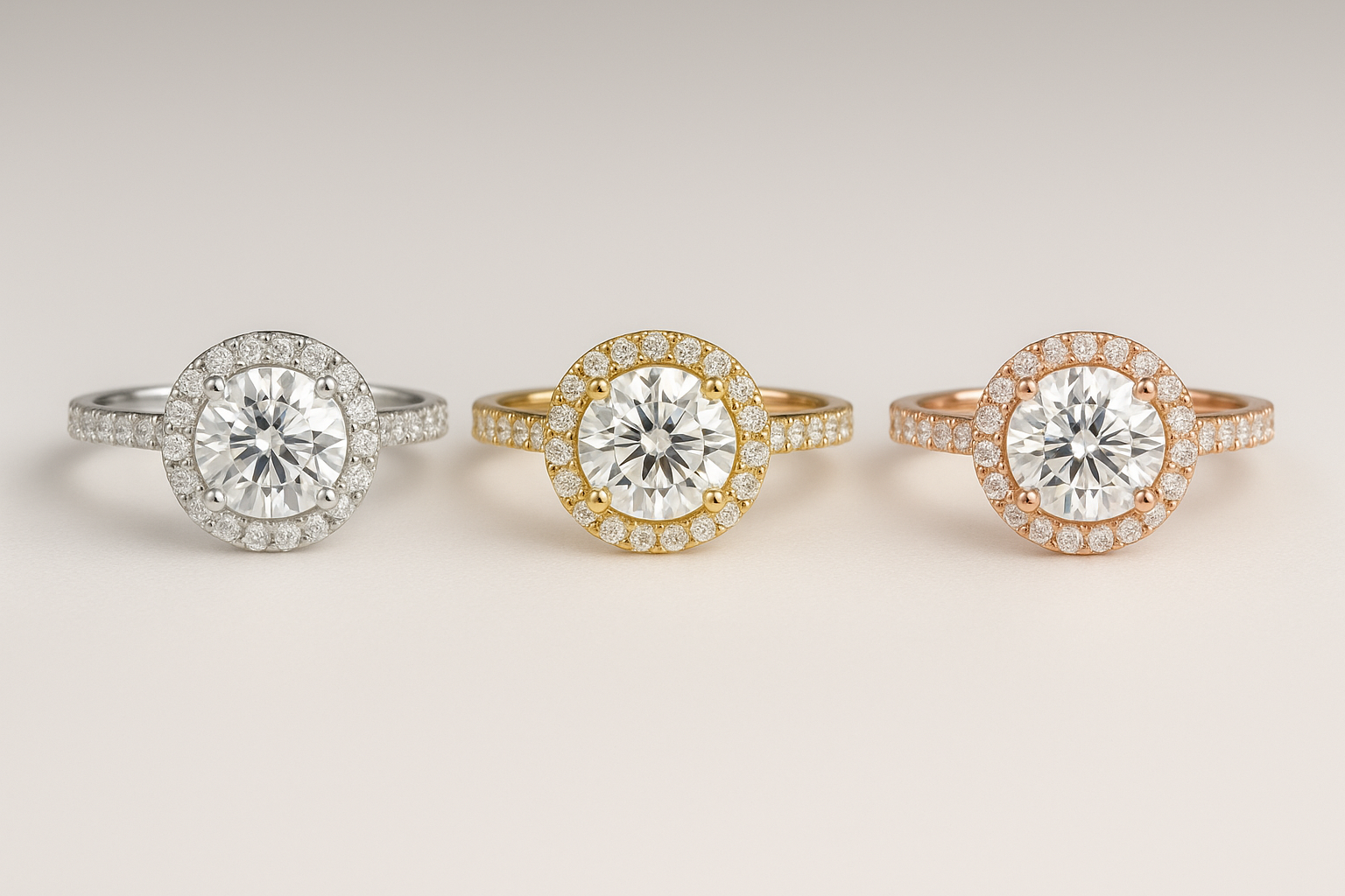 Ring Metal Options - White, Yellow, Rose Gold