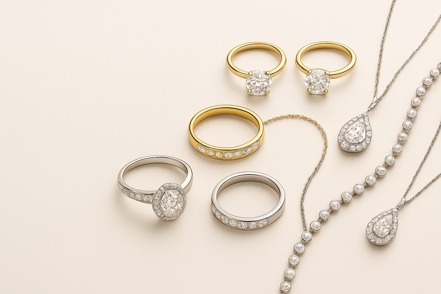 Jewelry Layout with Left Space