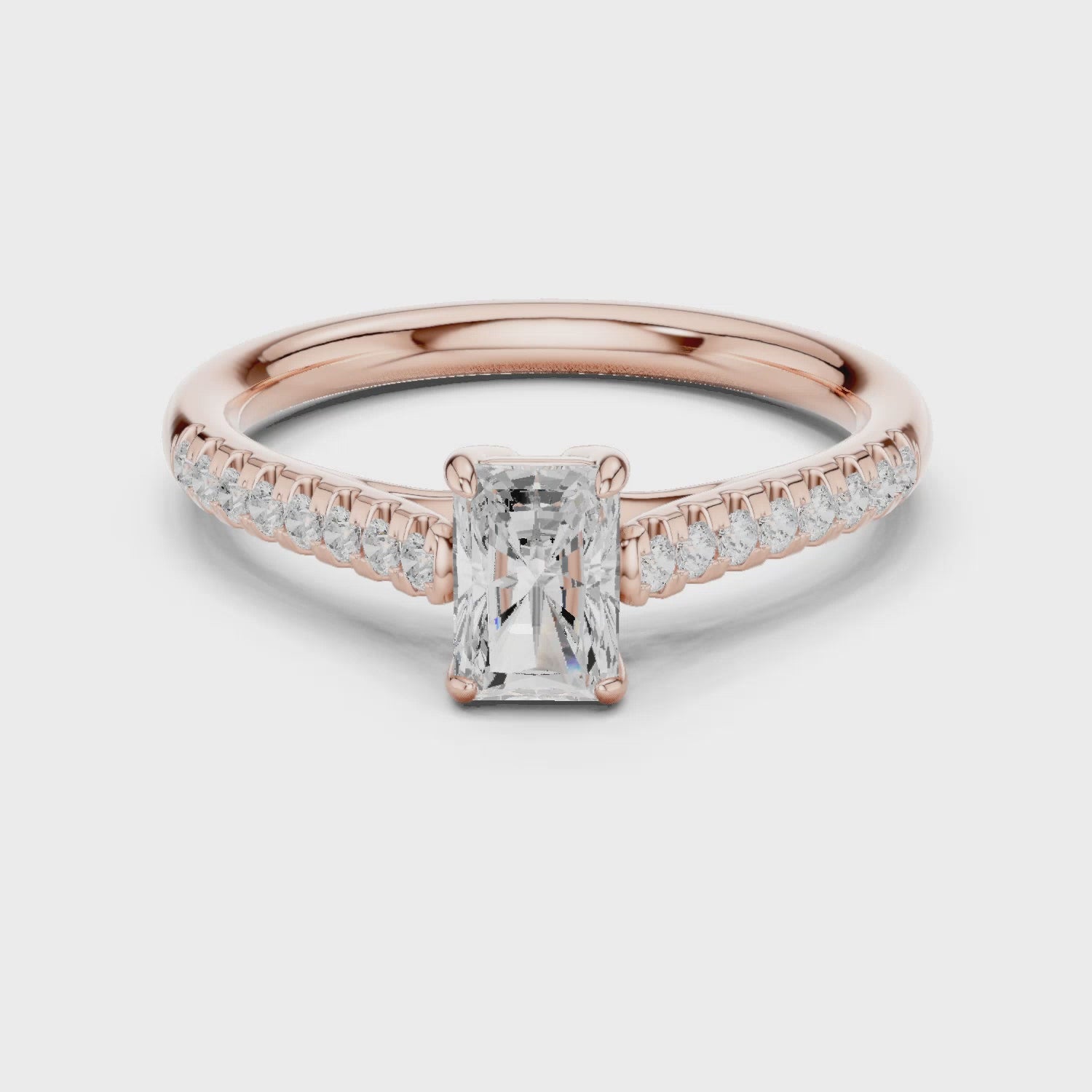 Wide Diamond Ring