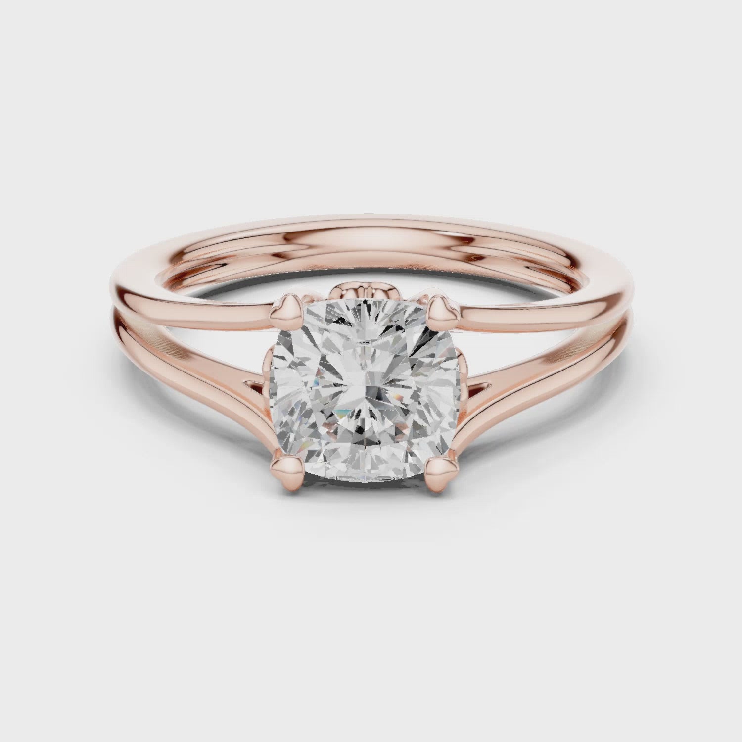 The Elegant Cushion Diamond Solitaire