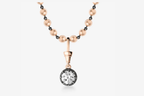 Ball n Chain 1.64ct Round Brilliant Diamond Pendant
