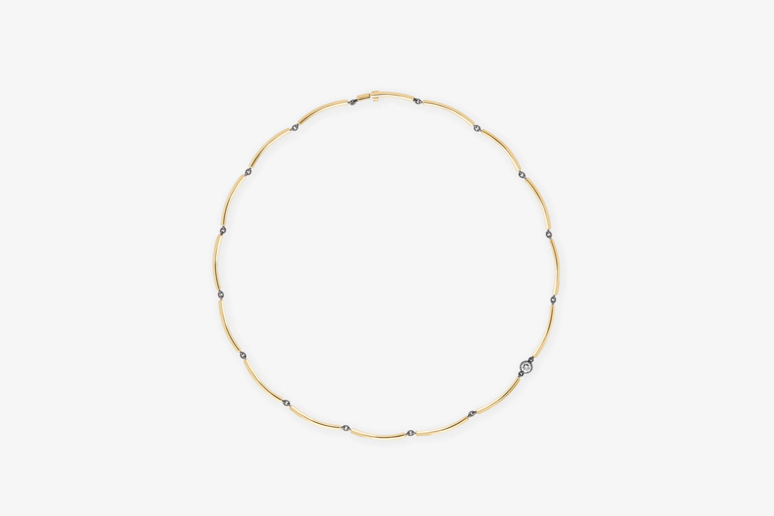 Chi Chi Yellow Gold & Diamond Necklace