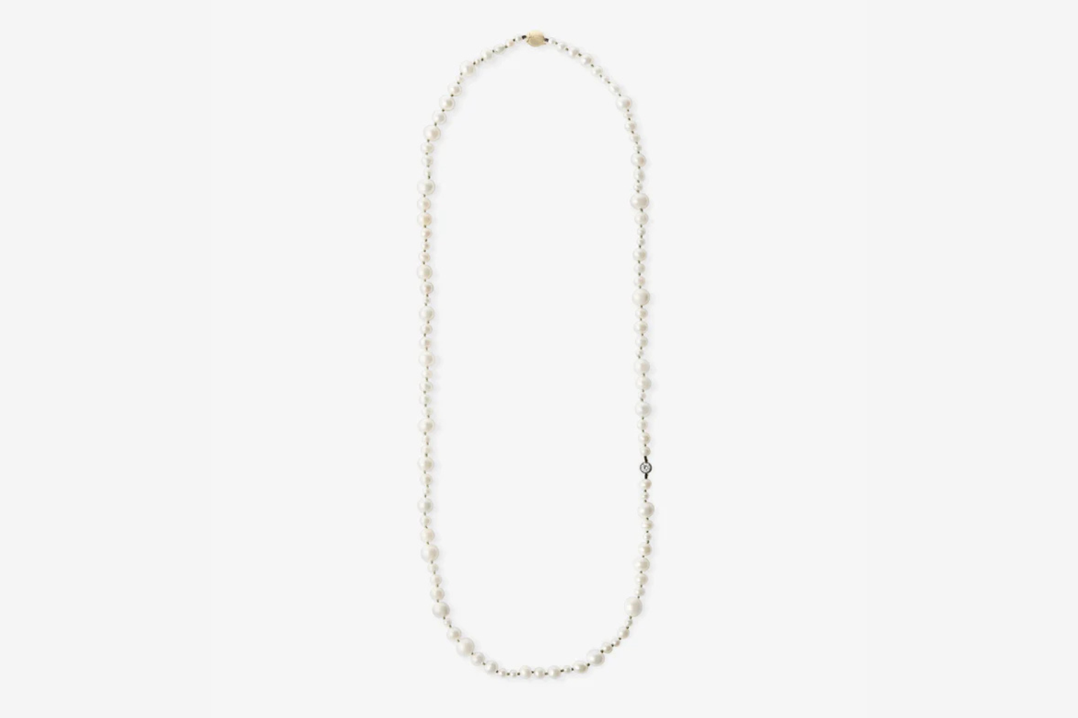 Beaches Pearl & 0.40ct Diamond 30" Necklace