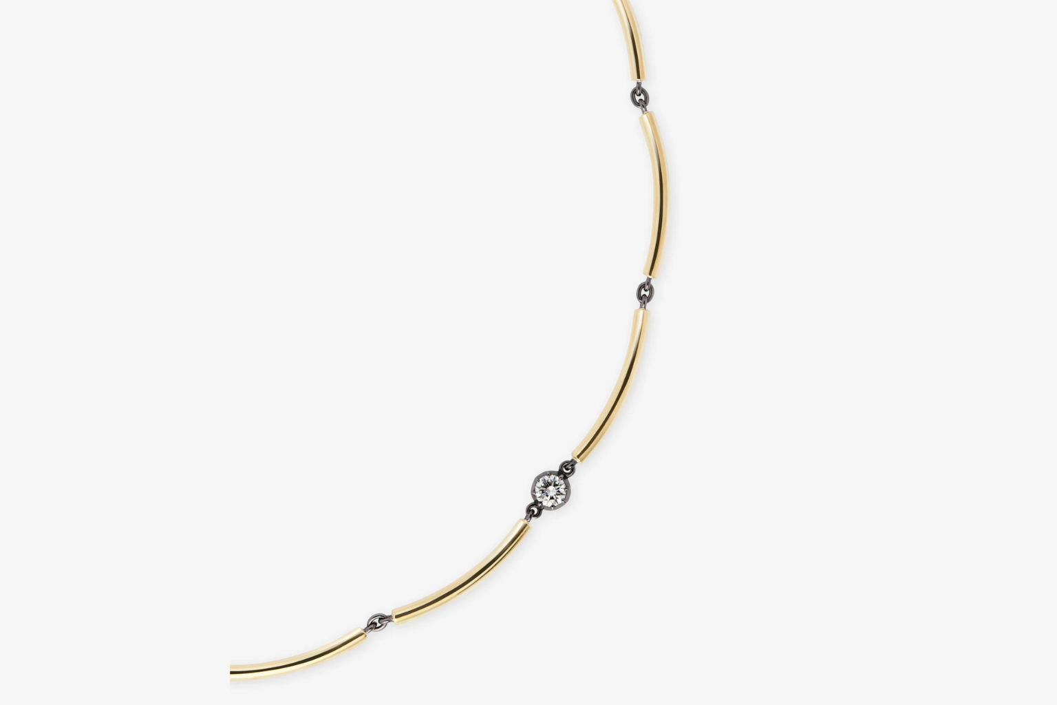 Chi Chi Yellow Gold & Diamond Necklace