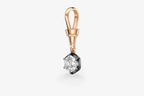 Ball n Chain 1.44ct Hexagon Diamond Pendant