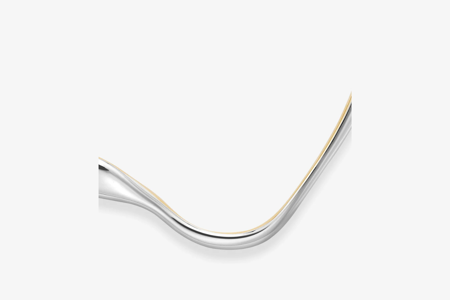 Rush Hour 'Til Late White & Yellow Gold Torque