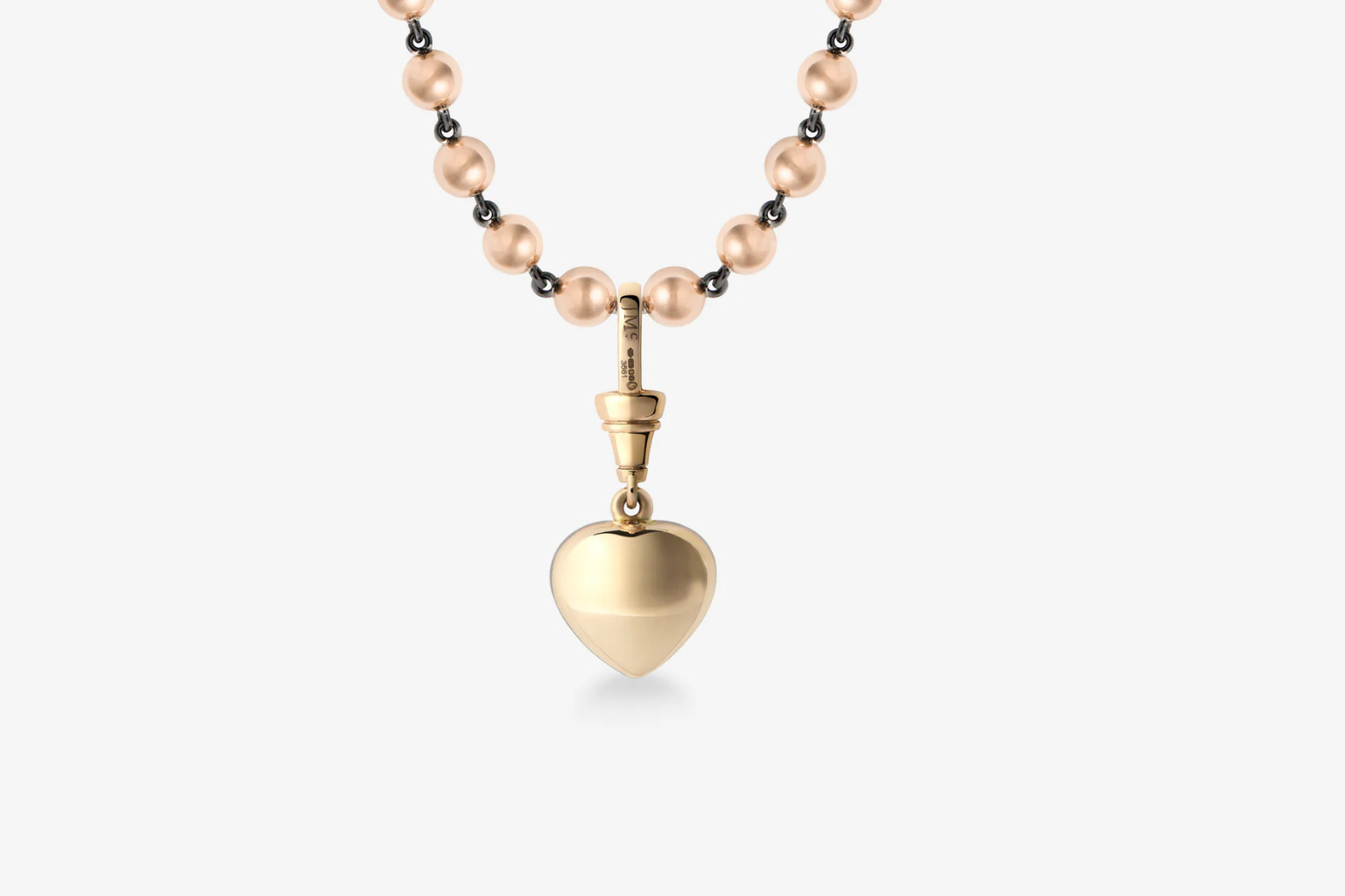 Ball n Chain 2.58ct Heart-Shaped Sapphire Pendant