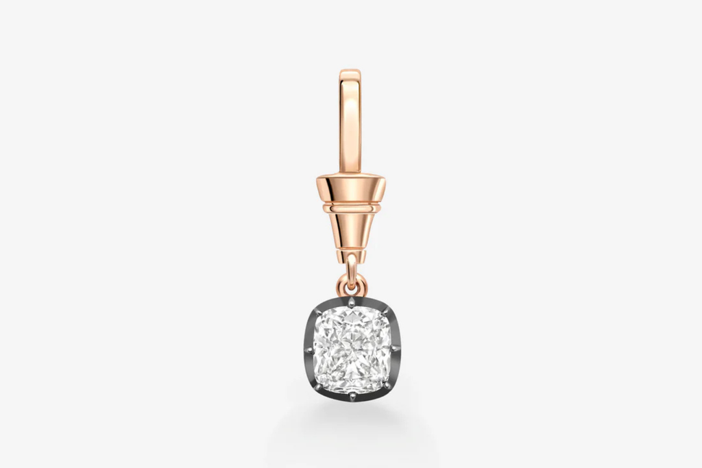 Ball n Chain 1.91ct Cushion Diamond Pendant