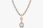 Ball n Chain 1.91ct Cushion Diamond Pendant