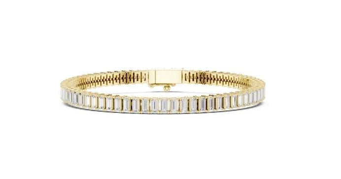 Baguette Diamond Tennis Bracelet