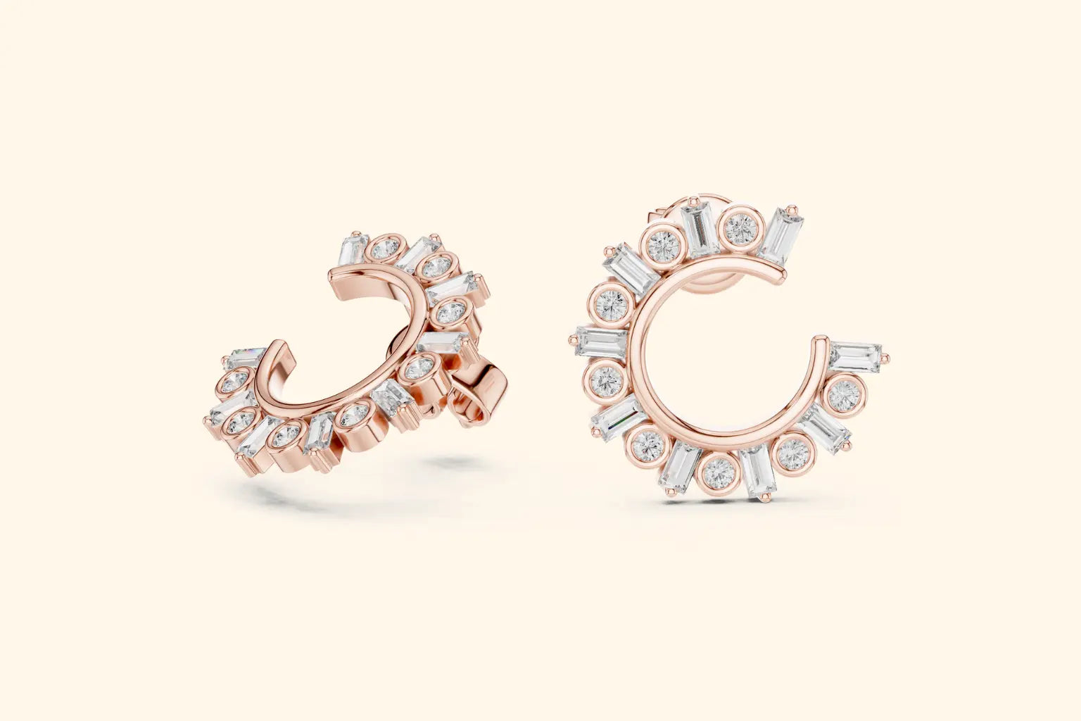 Rose Gold Earring