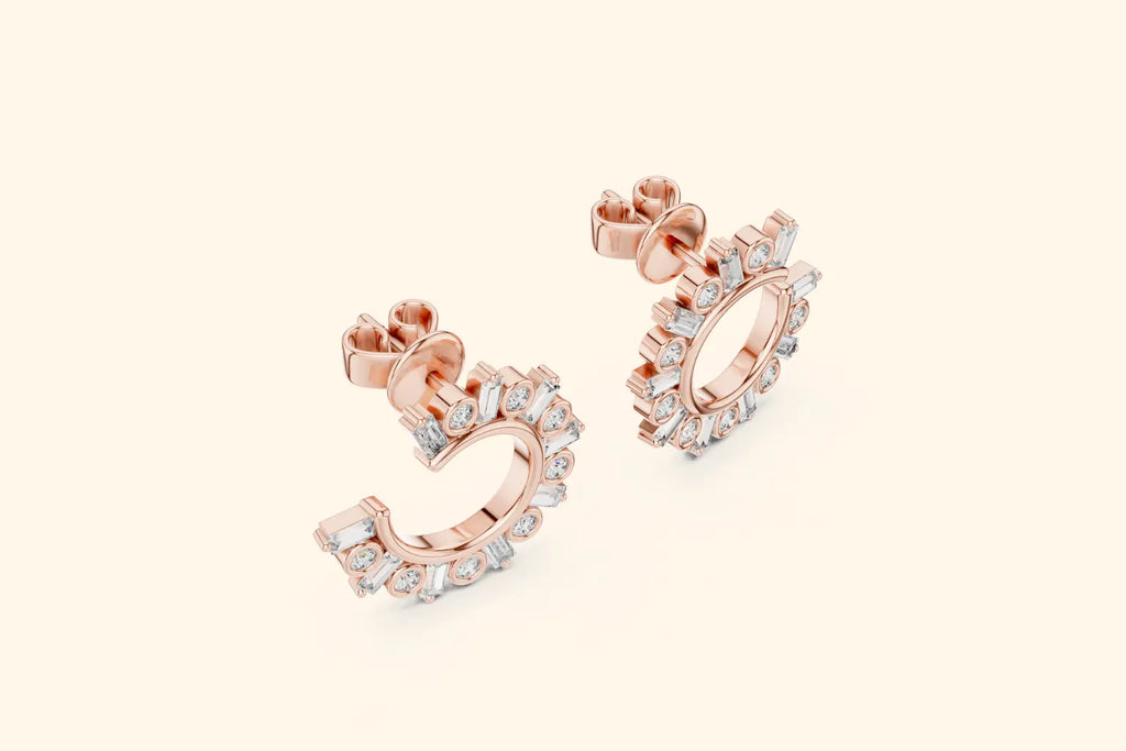 Rose Gold Earring