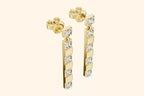 Diamond Stick Earrings