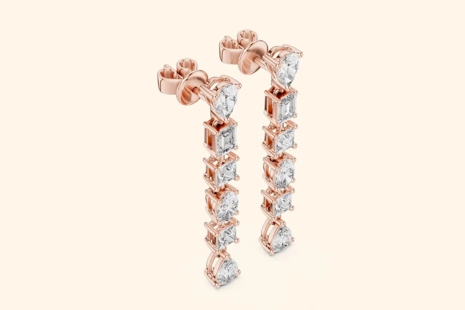 Rose Gold Earring