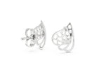 butterfly design stud earrings