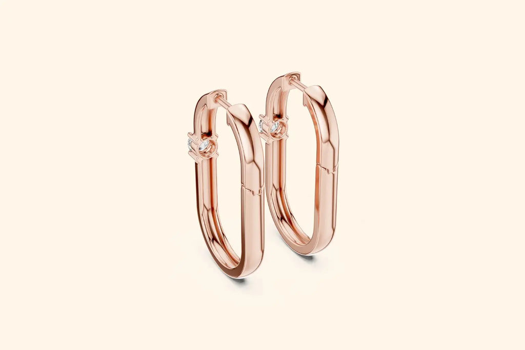 Rose Gold Earring 3