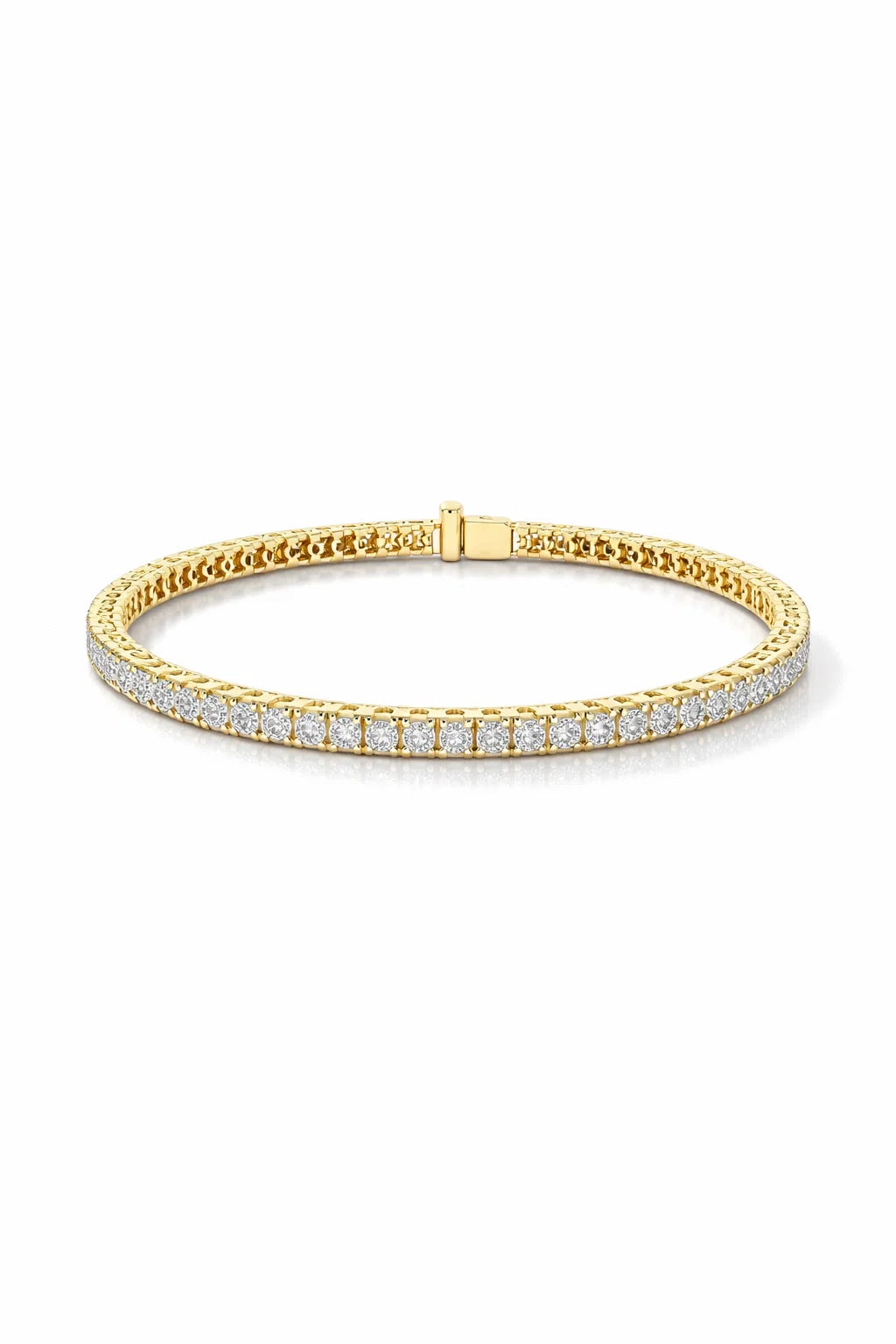Princess Cut Diamond Tennis Bracelet