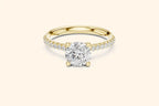 Real Gold diamond engagement ring