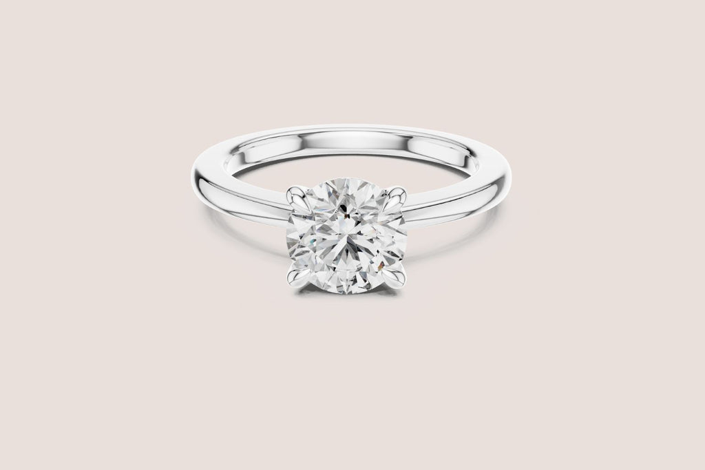 Solitaire Engagement Diamond Ring