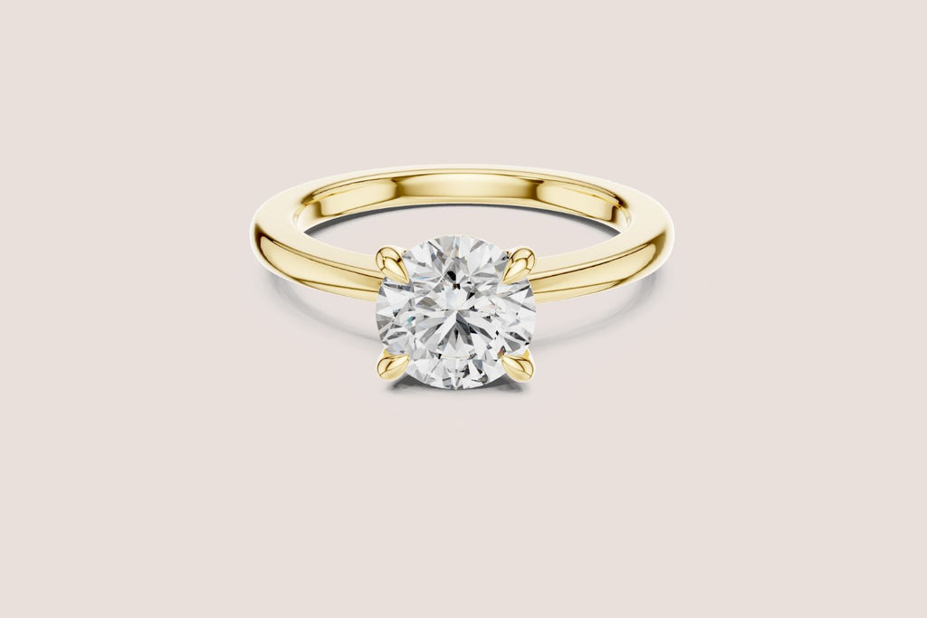 Solitaire Engagement Diamond Ring