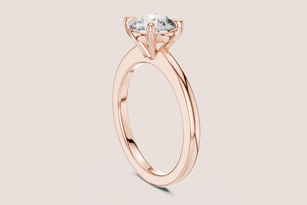 Solitaire Engagement Diamond Ring