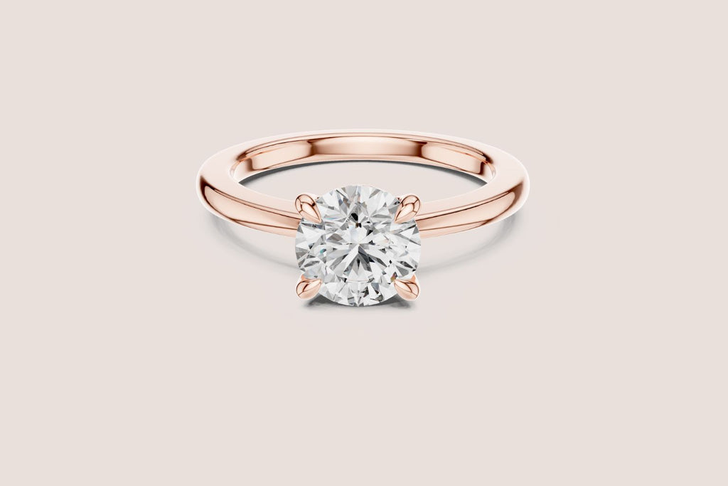 Solitaire Engagement Diamond Ring
