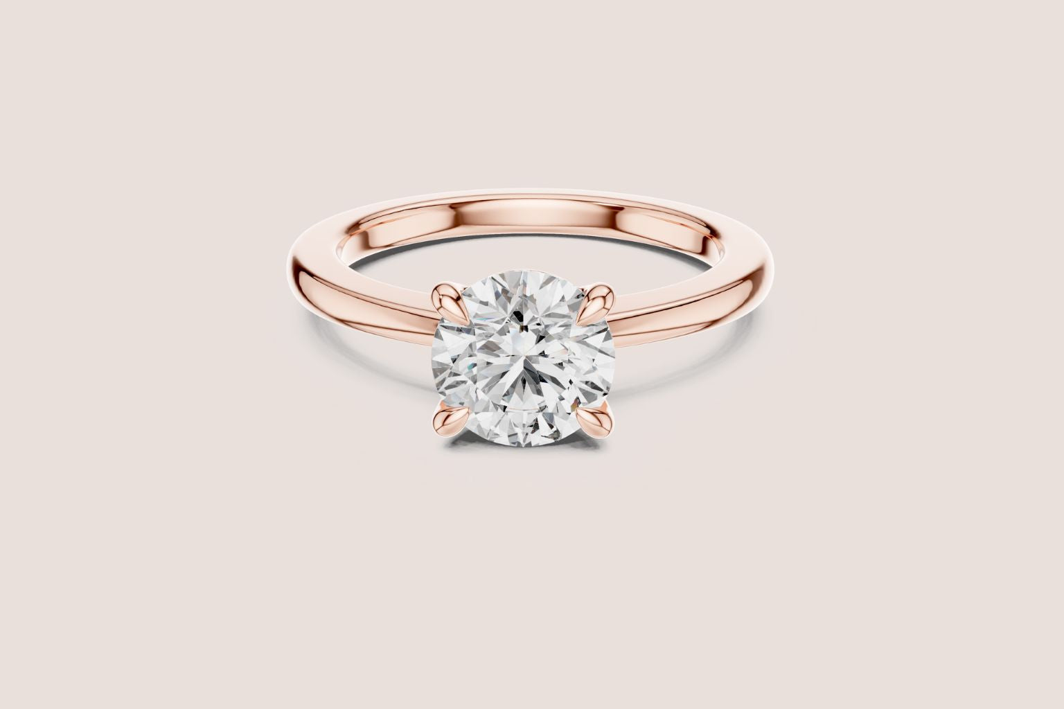 Solitaire Engagement Diamond Ring