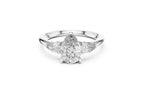 Elegant Pear Cut Diamond Ring