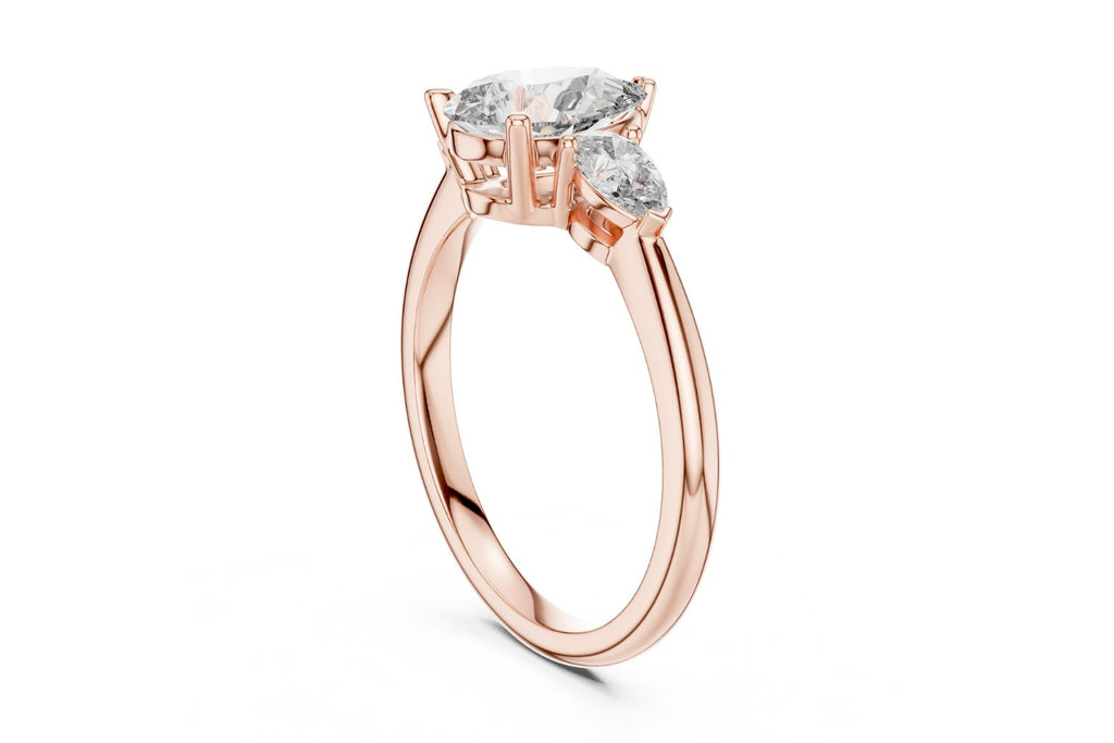 Elegant Pear Cut Diamond Ring