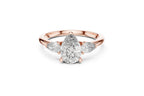 Elegant Pear Cut Diamond Ring