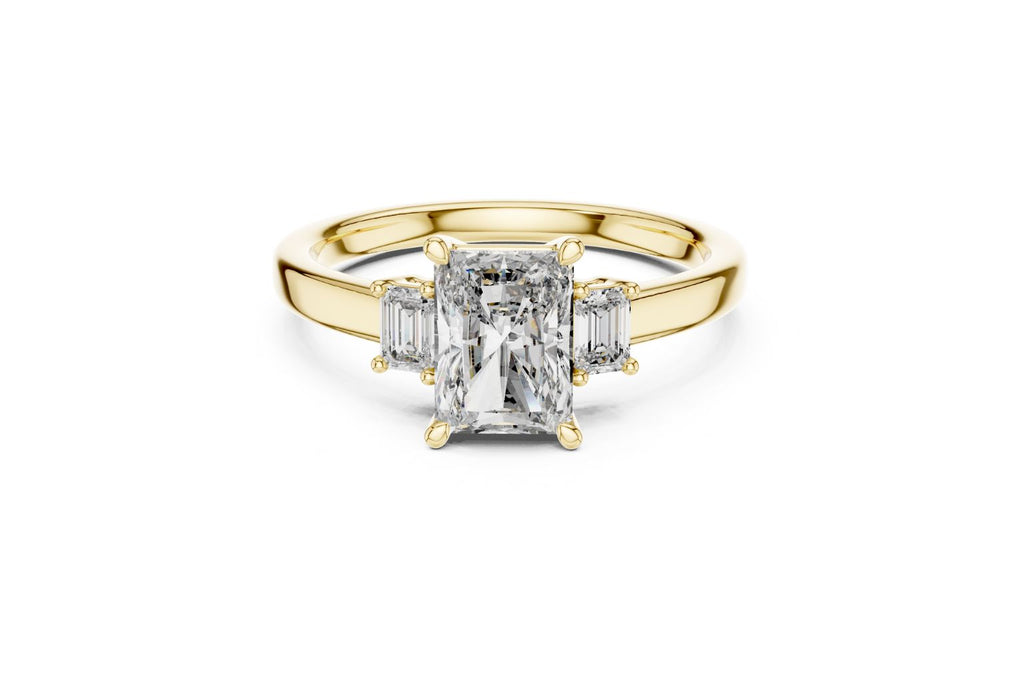 Elegant Radiant Diamond Ring