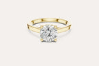 Moissanite Engagment Real Gold Diamond Ring