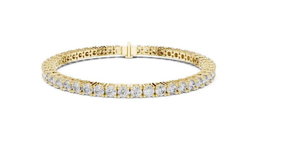 Round Brilliant Diamond Tennis Bracelet