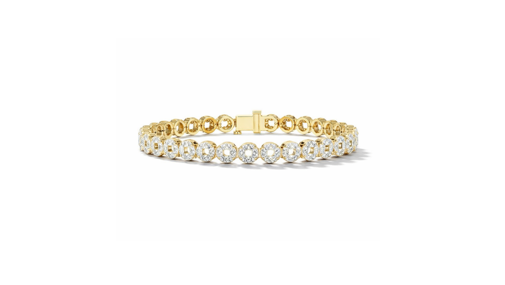Diamond Tennis Bracelet | Luxury Bezel Design