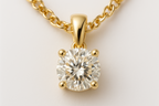 Delicate Diamond Pendant Necklace