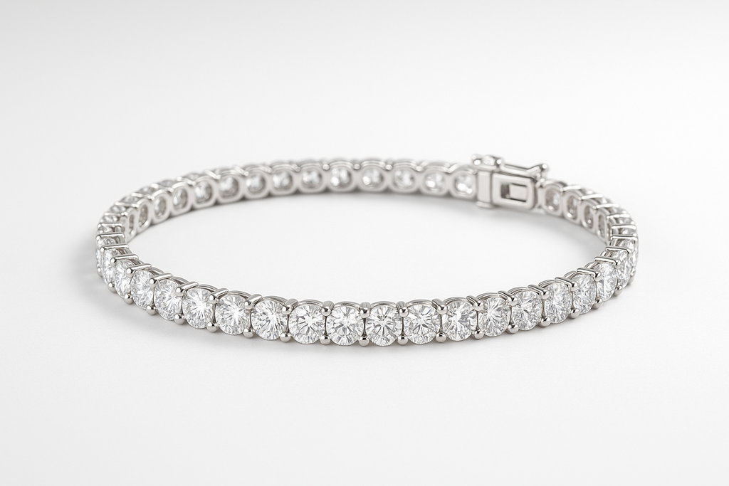 Classic Tennis Bracelet - Straight Layout