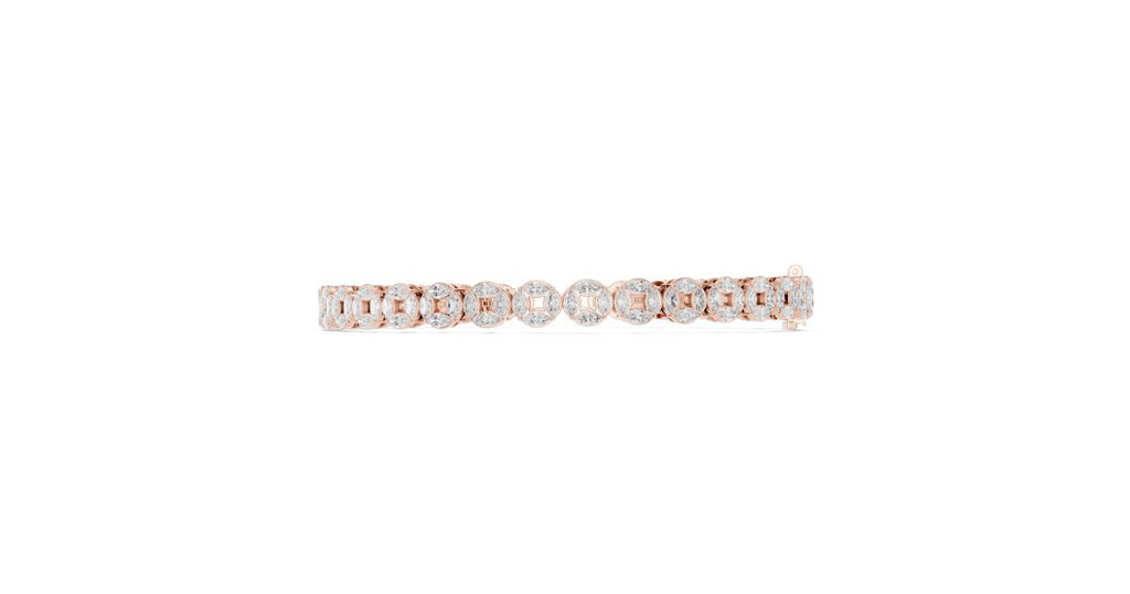 Diamond Tennis Bracelet | Luxury Bezel Design