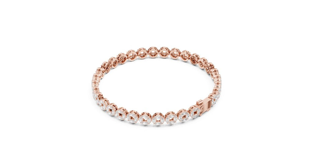 Diamond Tennis Bracelet | Luxury Bezel Design