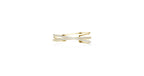 Diamond Criss Cross Bracelet in Gold Finish