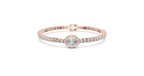 Oval Diamond Center Stone Bracelet