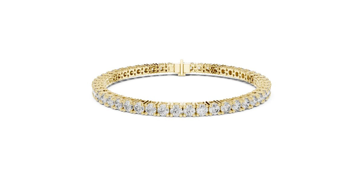 Round Brilliant Diamond Tennis Bracelet