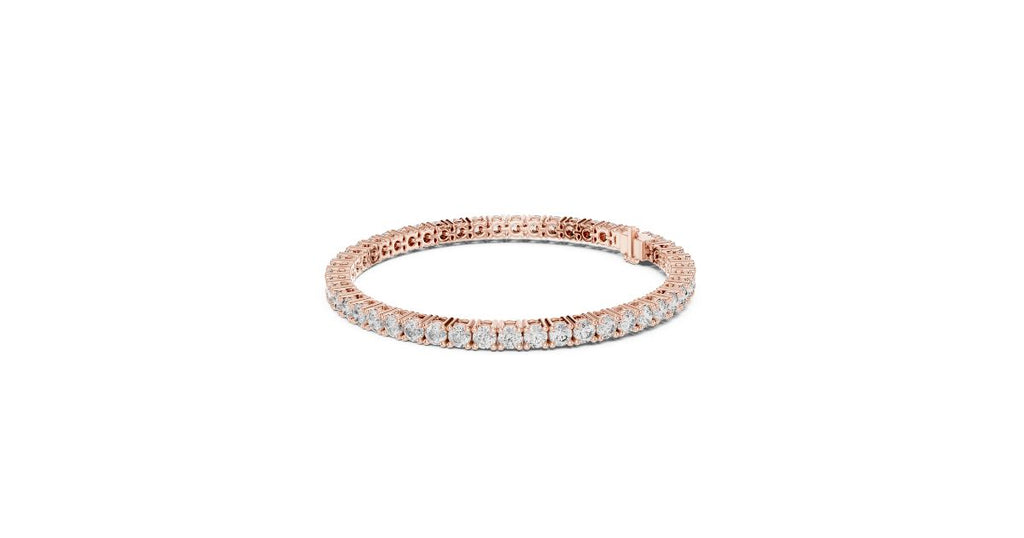 Round Brilliant Diamond Tennis Bracelet