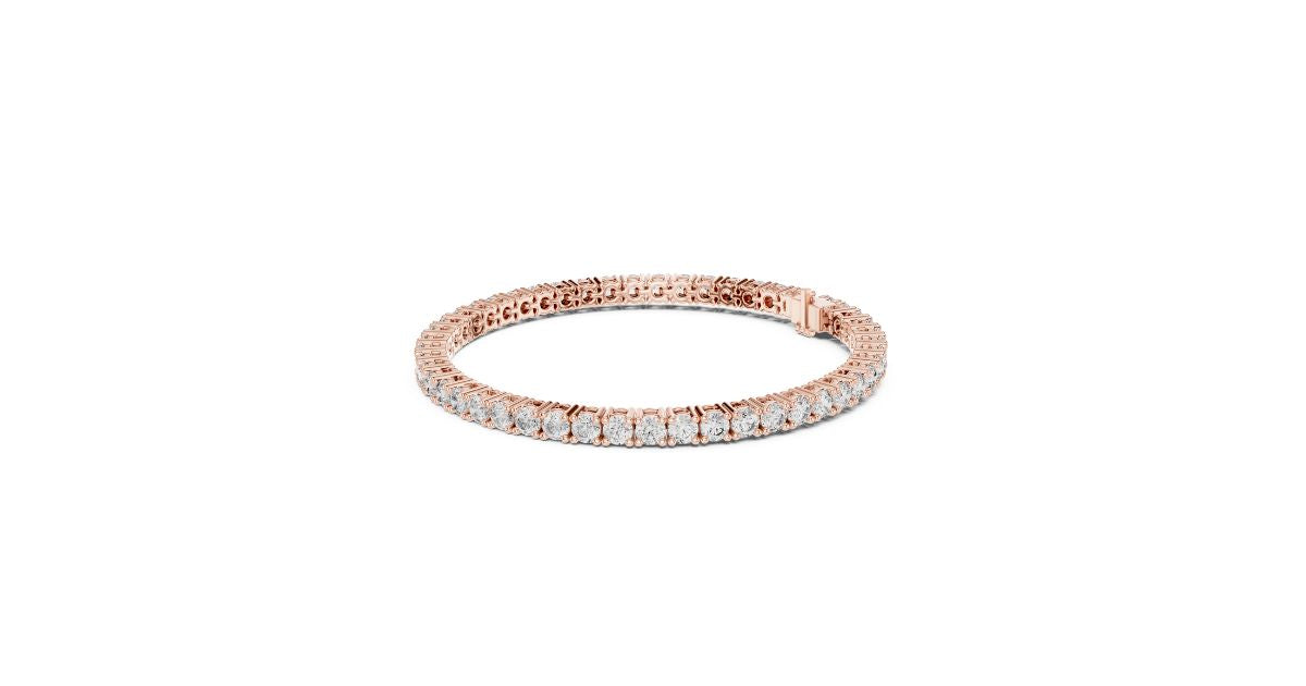 Round Brilliant Diamond Tennis Bracelet