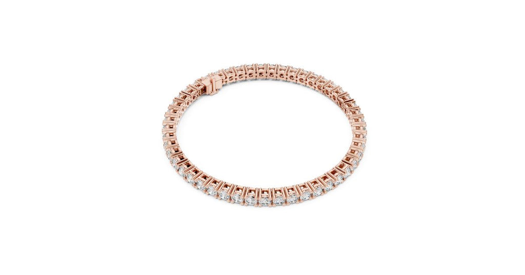 Round Brilliant Diamond Tennis Bracelet