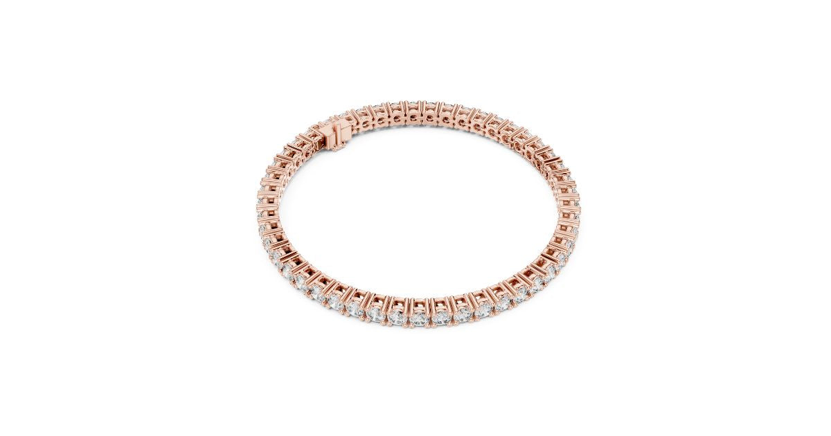 Round Brilliant Diamond Tennis Bracelet