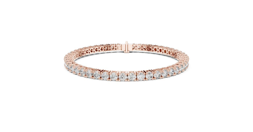 Round Brilliant Diamond Tennis Bracelet