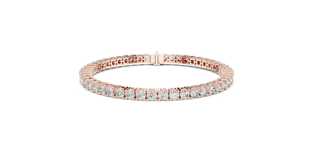 Round Brilliant Diamond Tennis Bracelet