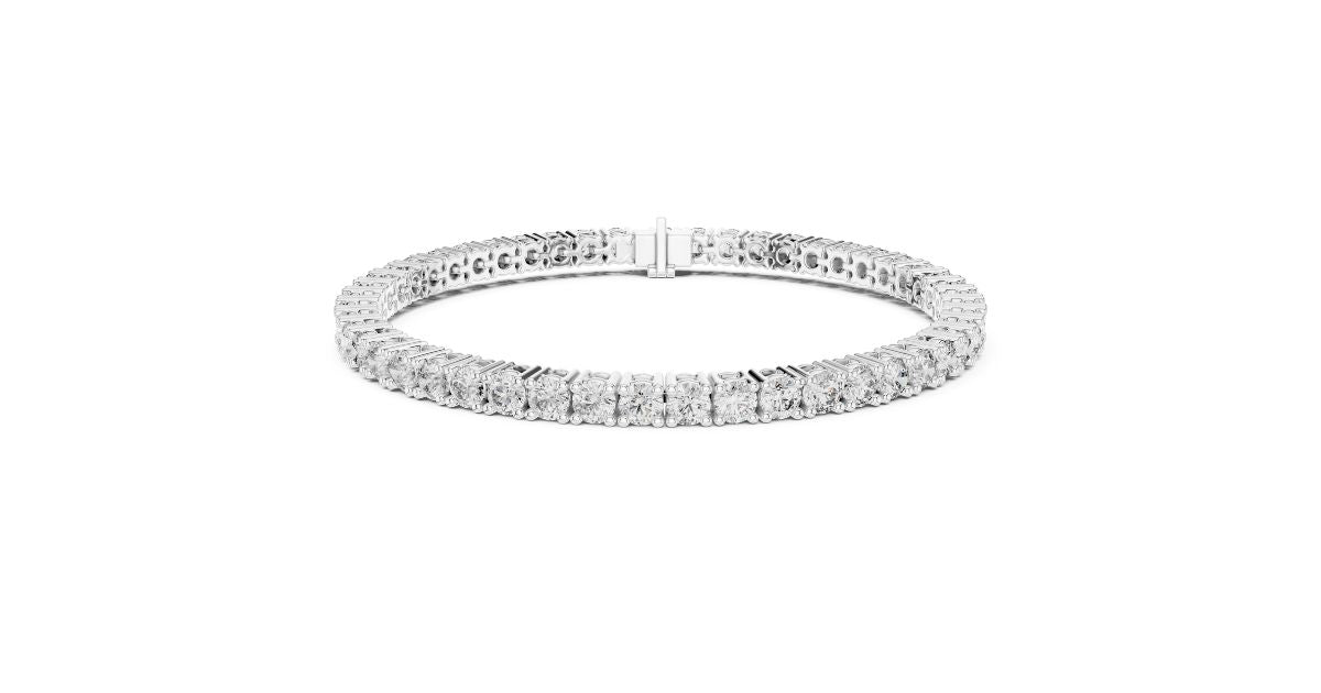 Round Brilliant Diamond Tennis Bracelet